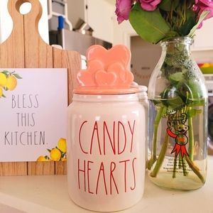 Rae Dunn Candy Hearts Canister HTF